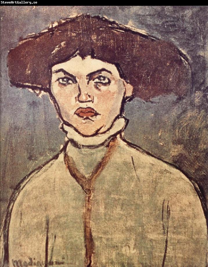 Amedeo Modigliani Head of a young woman